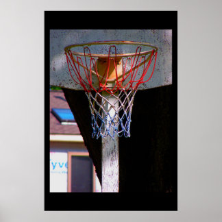 Basketball Hoop Poster