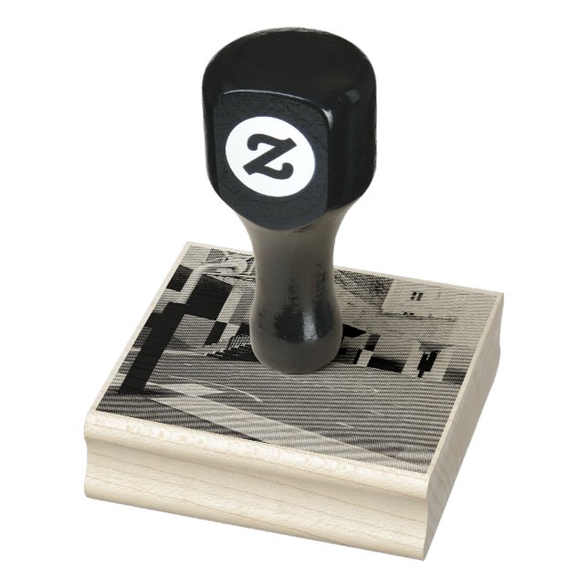 Basketball Hoop Rubber Stamp (Stamp)