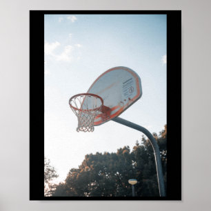 Basketball Hoop - Sunrise  Poster