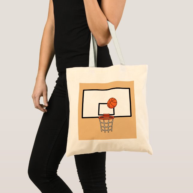 Basketball Hoop Tote Bag (Front (Product))