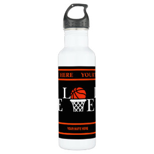 Basketball Hoops, Basketball Player Gift 710 Ml Water Bottle