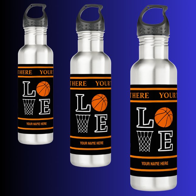 Basketball Hoops, Basketball Player Gift 710 Ml Water Bottle (Creator Uploaded)
