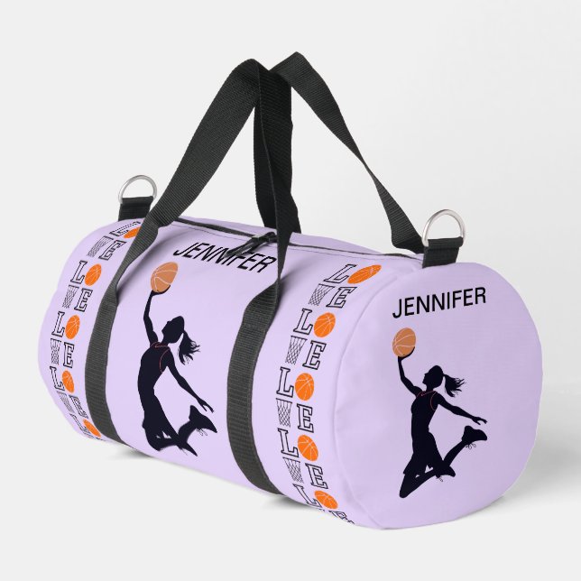 Basketball hoops, Basketball Player, Team, Gift Du Duffle Bag (Left Corner)