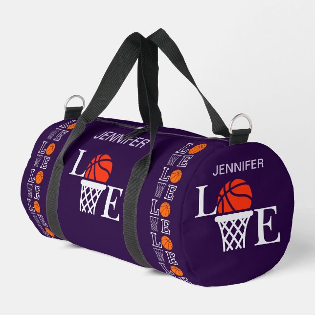 Basketball hoops, Basketball Player, Team, Gift Du Duffle Bag (Left Corner)