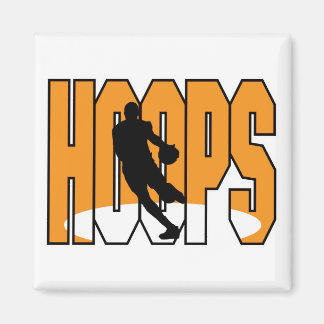 basketball hoops design magnet