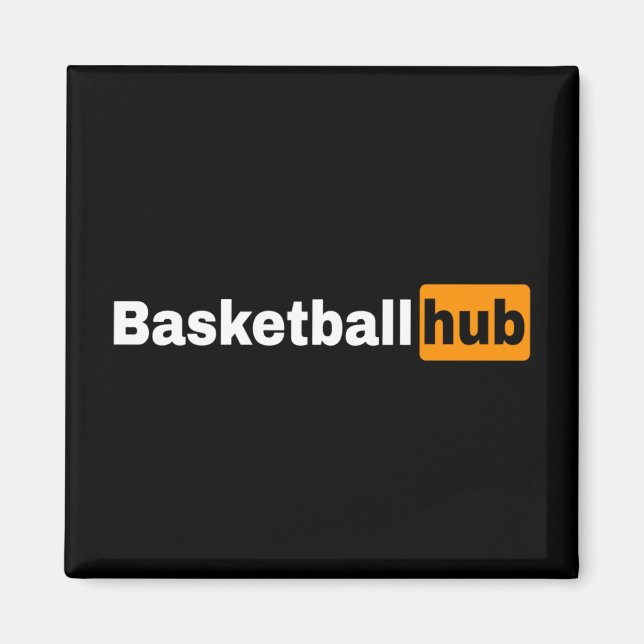 Basketball Hub  Magnet (Front)
