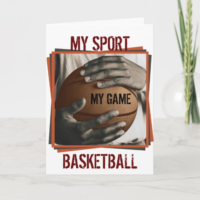 BASKETBALL HUG - MY SPORT CARD (Front)