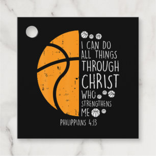 Basketball I Can Do Things Bible Verse God Jesus Favour Tags