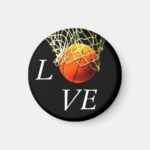 Basketball I Love Magnet