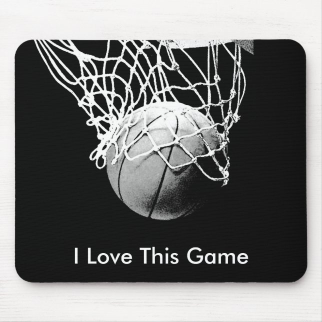 Basketball I Love This Game Mousepads (Front)