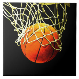 Basketball I Love Your Name Ceramic Tile