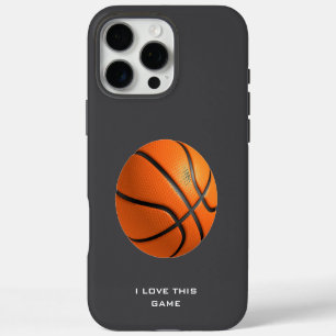 Basketball Illustration Painting Art Sports iPhone 16 Pro Max Case