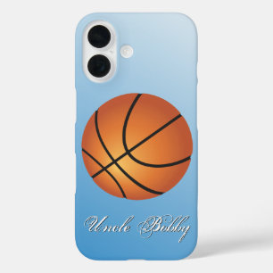 Basketball Image 🏀 Monogram Budget Special  iPhone 16 Case