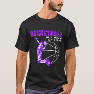 Basketball in a beam of light T-Shirt