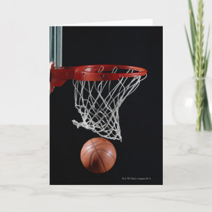 Basketball in Hoop Card