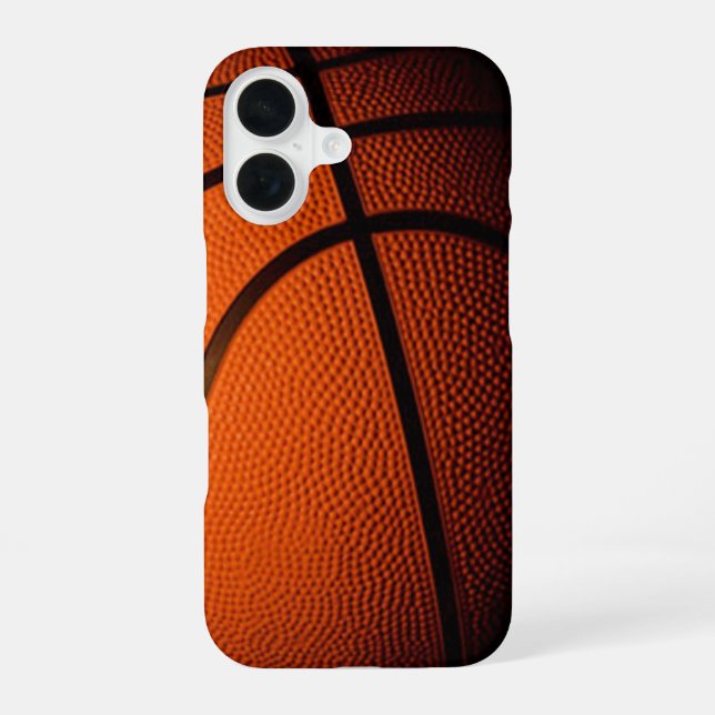 Basketball iPhone 16 Case (Back)