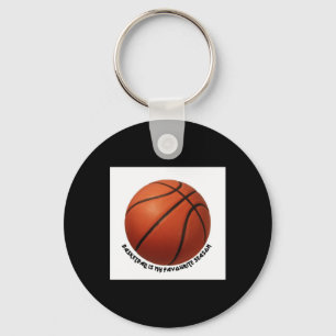 Basketball Is My Favourite Season Active Key Ring