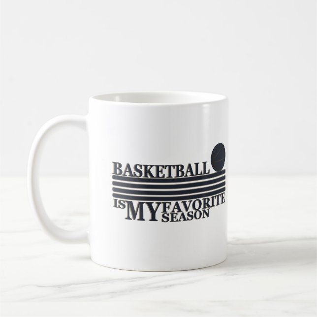 Basketball is my favourite season coffee mug (Left)