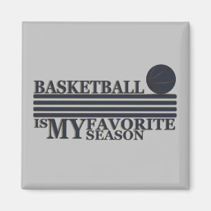 Basketball is my favourite season with blue ball magnet