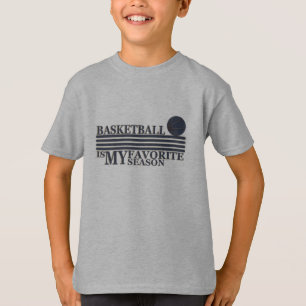 Basketball is my favourite season with blue ball T-Shirt