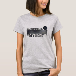 Basketball is my favourite season with blue ball T-Shirt