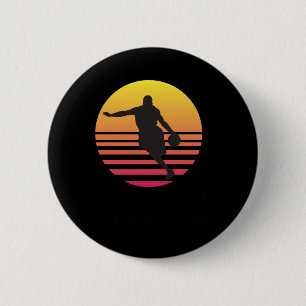 Basketball Is My Favourite Sunset Dribble  6 Cm Round Badge