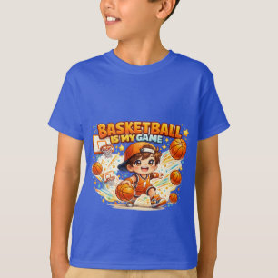Basketball Is My Game   Cute Kawaii Sports Design T-Shirt