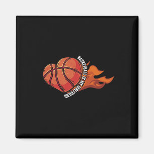 Basketball Is My Girlfriend Ball Game Hoops Player Magnet
