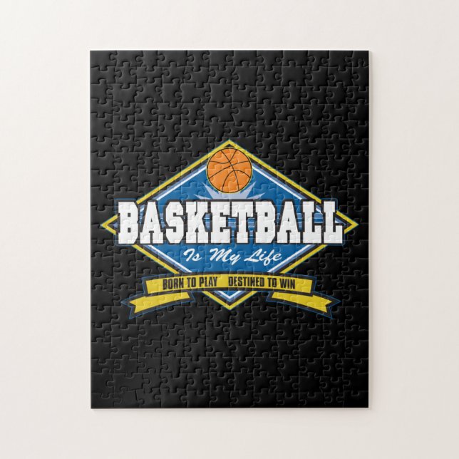 Basketball is My Life Jigsaw Puzzle (Vertical)