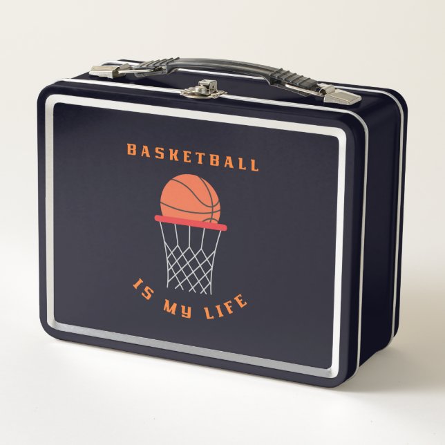  Basketball Is My Sport       Metal Lunch Box (Front)