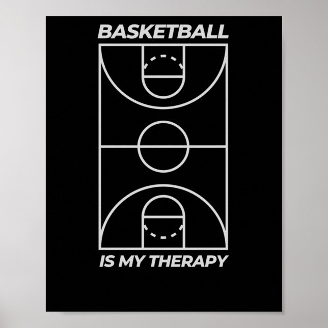 Basketball Is My Therapy  Poster (Front)