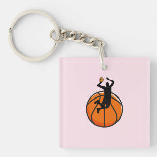 Basketball isn't just a game; it's a lifestyle key ring