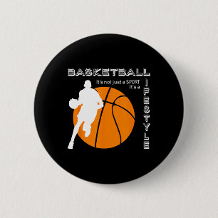 Basketball it's a lifestyle - Basketball 6 Cm Round Badge