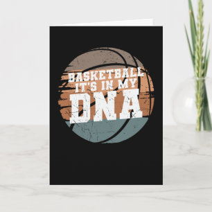 Basketball It's in my DNA   for Basketball Lover Card