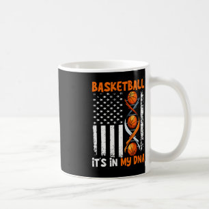 Basketball It's In-My DNA Fun Player Coach Team Sp Coffee Mug