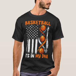 Basketball It's In-My DNA Fun Player Coach Team Sp T-Shirt