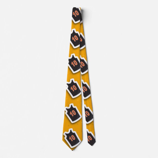 Basketball Jersey Pattern Tie (Front)