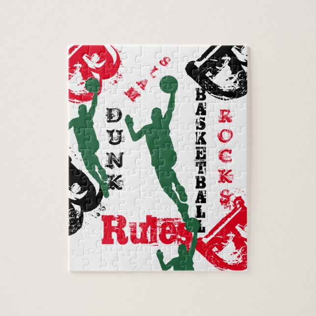 BASKETBALL JIGSAW PUZZLE (Vertical)