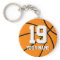 Basketball keychain | Personalized name and number