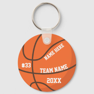 Basketball Keychain Sports Team High School Player