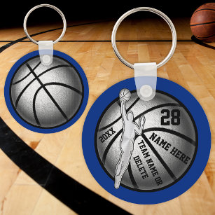 Basketball Keychains, 4 Text Boxes and Your Key Ring
