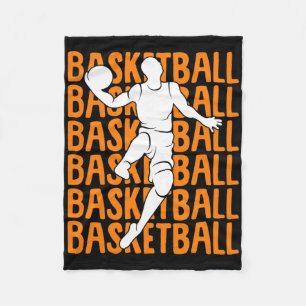 Basketball Kids Boys Men 1  Fleece Blanket