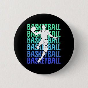 Basketball Kids Boys Men 2 6 Cm Round Badge