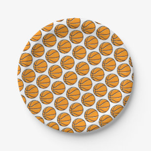 Basketball Kids Sports Party Team Coach Napkins Paper Plate