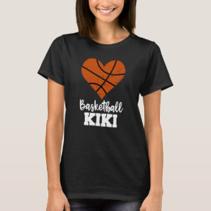 Basketball Kiki Basketball Heart Grandma Kiki T-Shirt