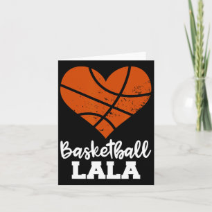 Basketball Lala Fun Basketball Heart Grandma La La Card
