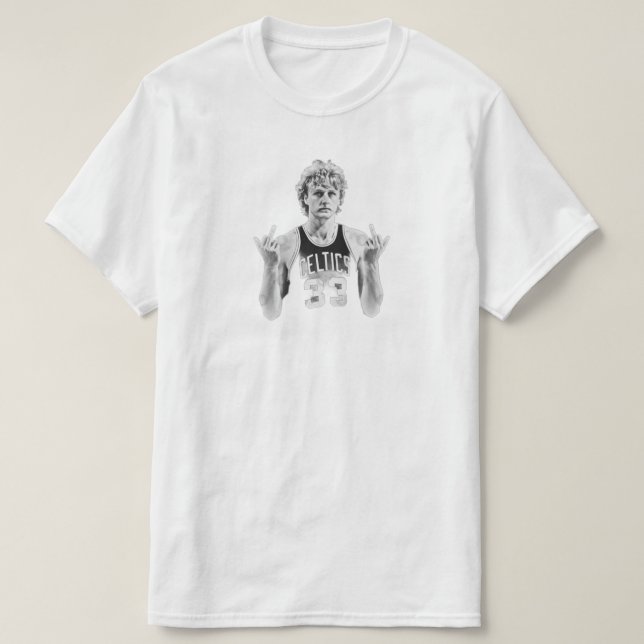 Basketball Larry Bird T-shirt  (Design Front)