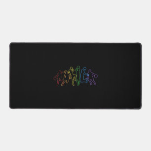 Basketball LGBT Rainbow Lover Pro Player Desk Mat