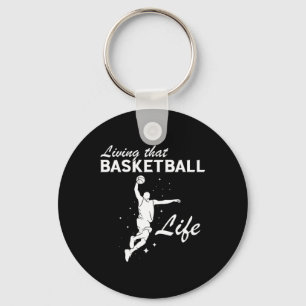 Basketball Life Basketball Player Dunk Basketball Key Ring