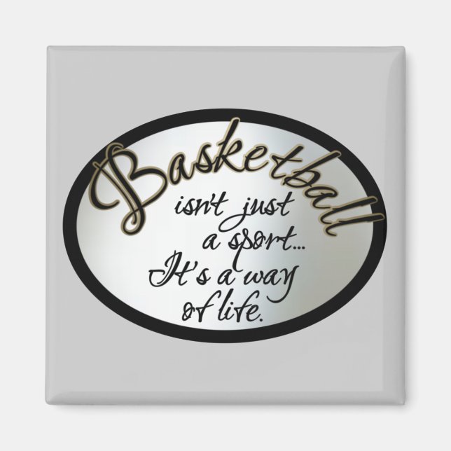Basketball Life Magnet (Front)